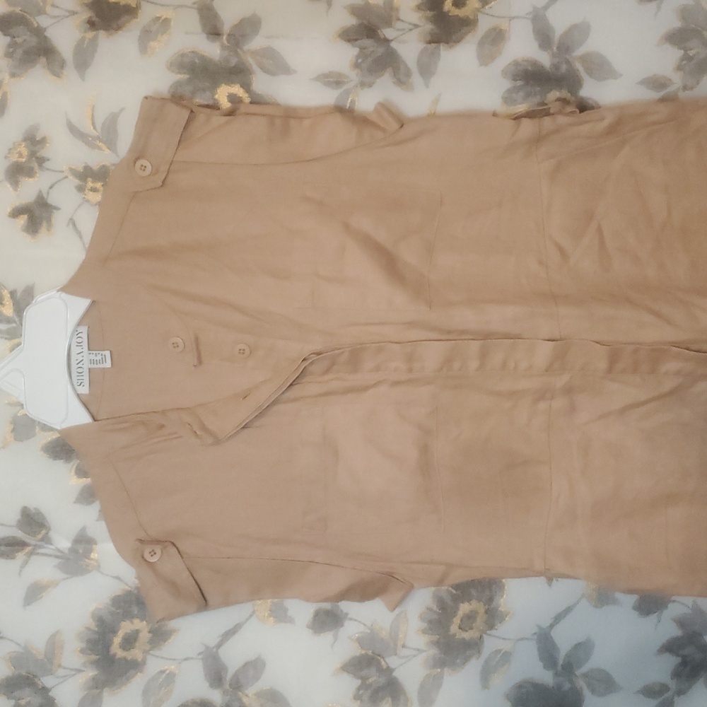 Shona Joy  Linen Jumpsuit - Picture 3 of 9